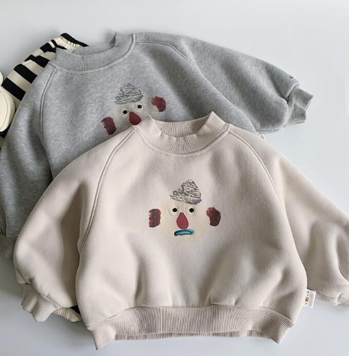 2025新品★子供服　裏起毛トレーナー　トップス★90cm〜140cm 2色