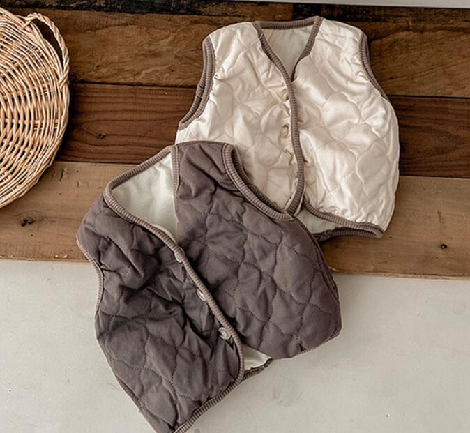 2025新品★ベビー服★ベストコート★66-100cm★2色