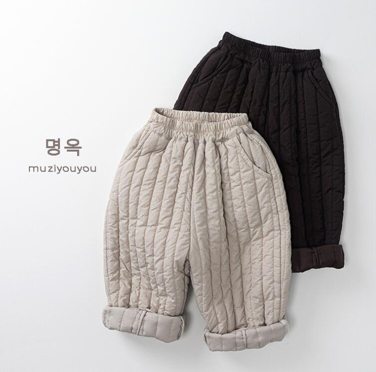 2025秋冬muji★子供服　ズボン★80cm〜130cm 2色