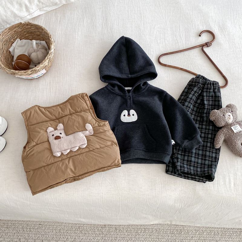 2025冬新品DX★子供服 　ベストコート&パーカー&ズボン分けて★73CM〜100cm