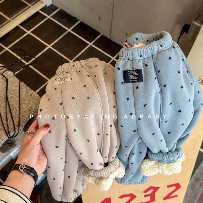 2025冬新品SJ★子供服　ズボン★80cm〜130cm 2色