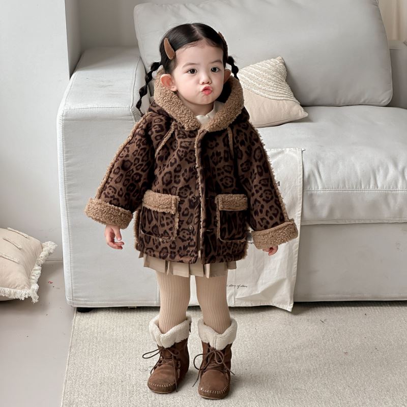 2025冬新品DX★子供服 　コート&インナー&スカート裏起毛★73CM〜100cm