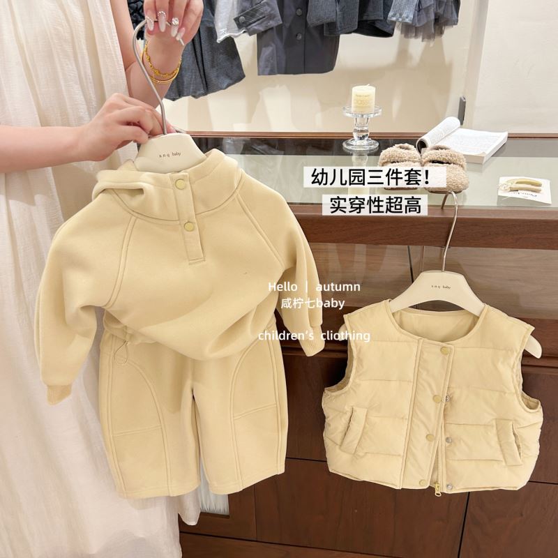 2025冬新品XN★子供服　セットアップ&ベストコート分けて★80cm〜130cm
