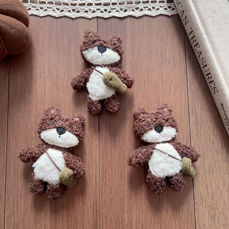 ★芸DIY デコパーツ ★アクセサリー 手作り DIY キャラクター布製チャーム★