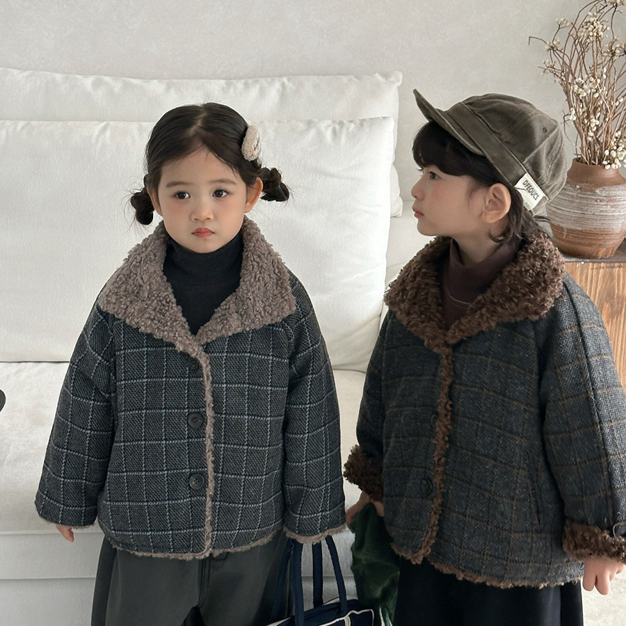 2025冬新品JY★子供服 　コート★80cm〜140cm 2色