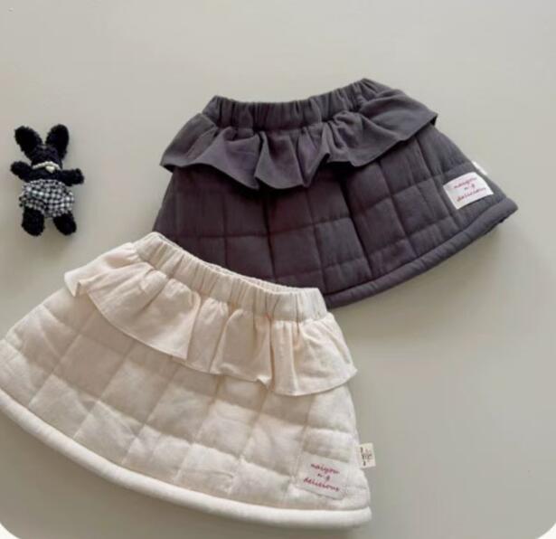 2025冬新品★子供服　スカート★80〜140 2色