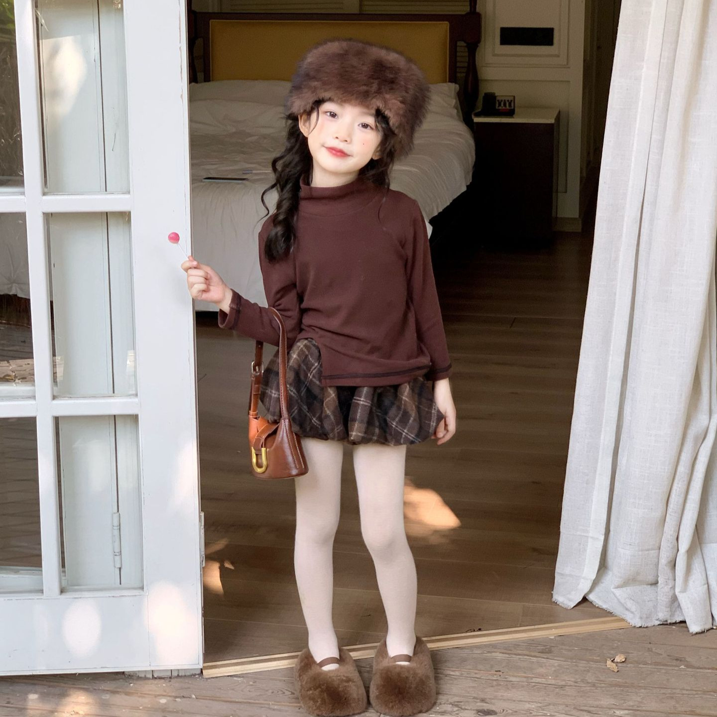 2026新作★子供服　トップス　インナー★90cm〜150cm 2色