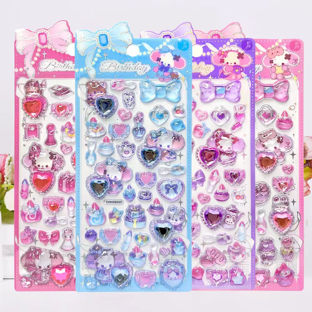 子供お褒めシール★立体エンボス★防水ステッカー ★DIY デコレーション用