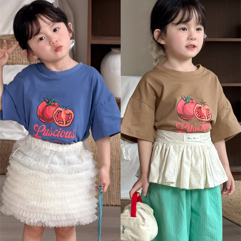 2026新作XF★子供服　トップス★80cm〜130cm 2色