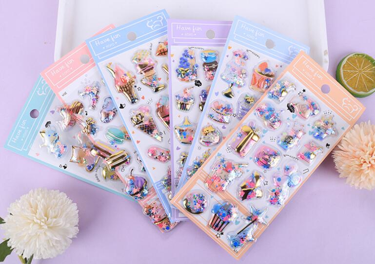 子供お褒めシール★立体★防水ステッカー ★DIY デコレーション用