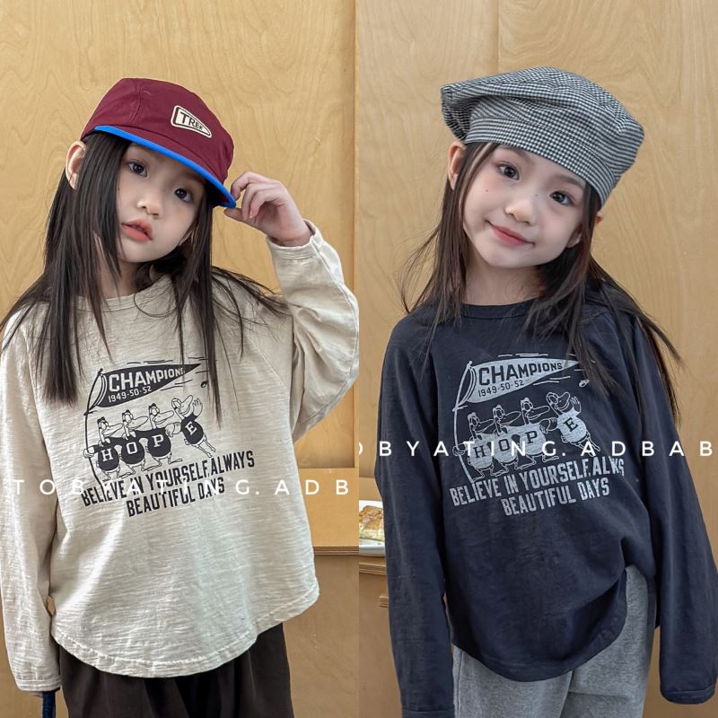 2026新作SJ★子供服　トップス★80cm〜130cm 2色