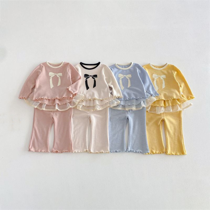 「2026」子供服★トップス+ズボン★セットアップ★韓国風子供服★4色73cm〜120cm