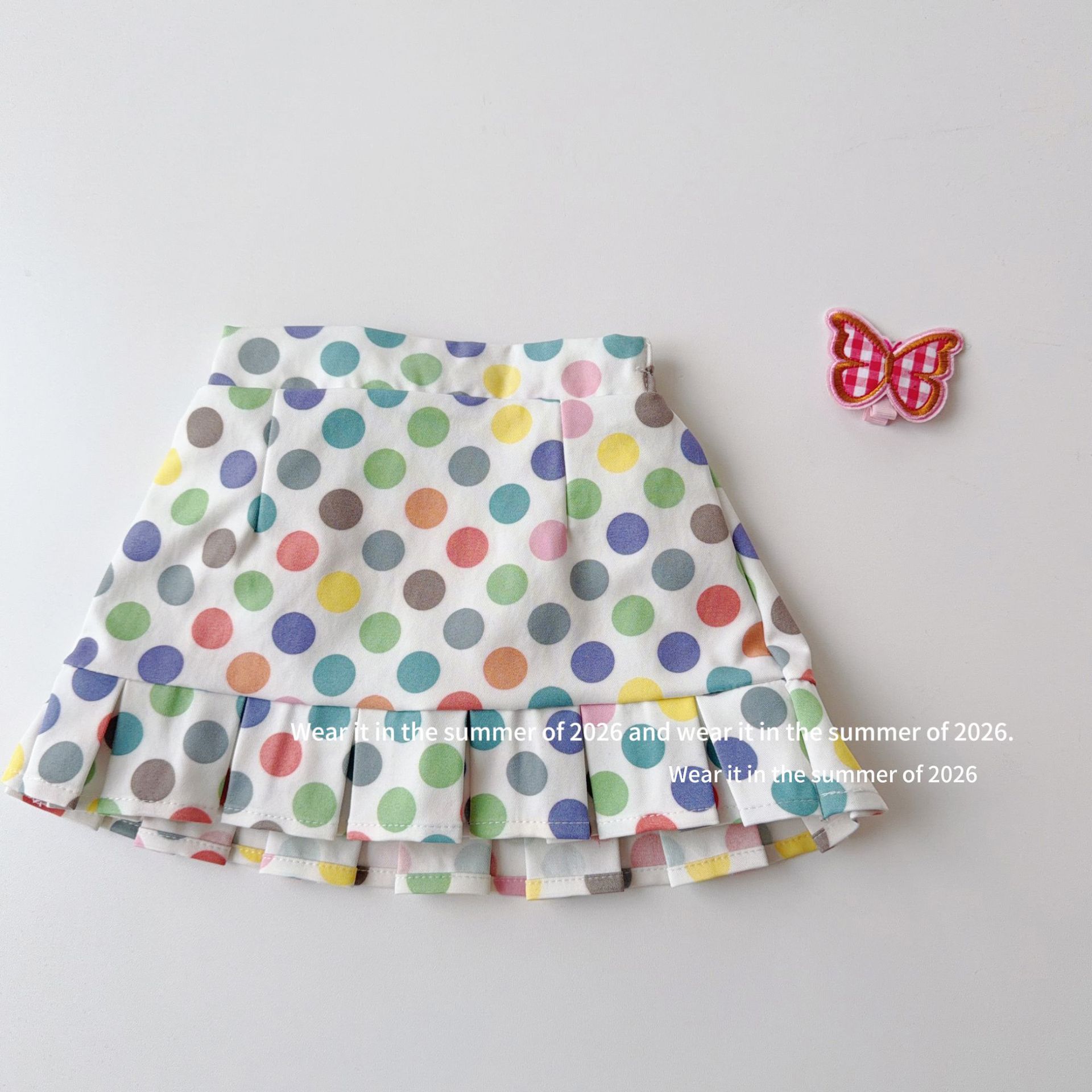 「2026」子供服★水玉★スカート★韓国風子供服★90cm〜150cm