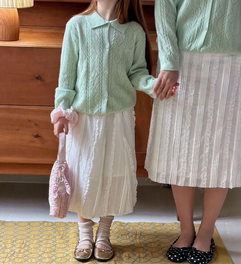 2026新品HLL★子供服&親子服　スカート★90cm〜M