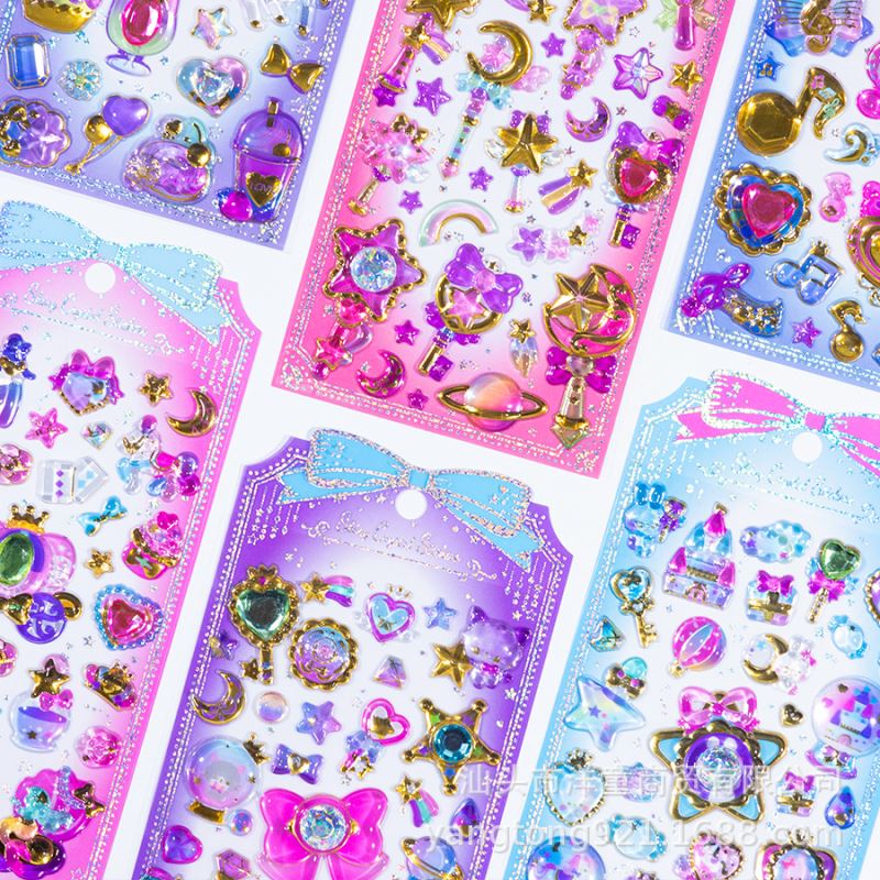 子供お褒めシール★立体★防水ステッカー ★DIY デコレーション用