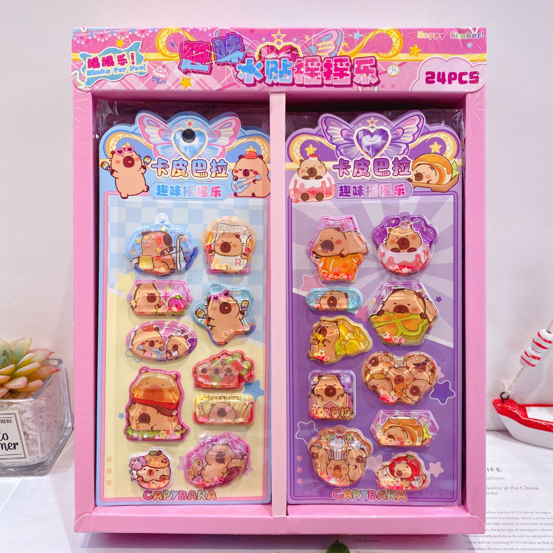 DIY手作り ステッカー★粘着シール★3D★手帳素材