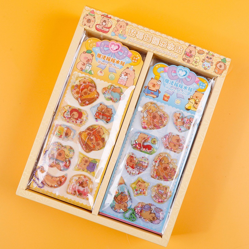 DIY手作り ステッカー★粘着シール★3D★手帳素材