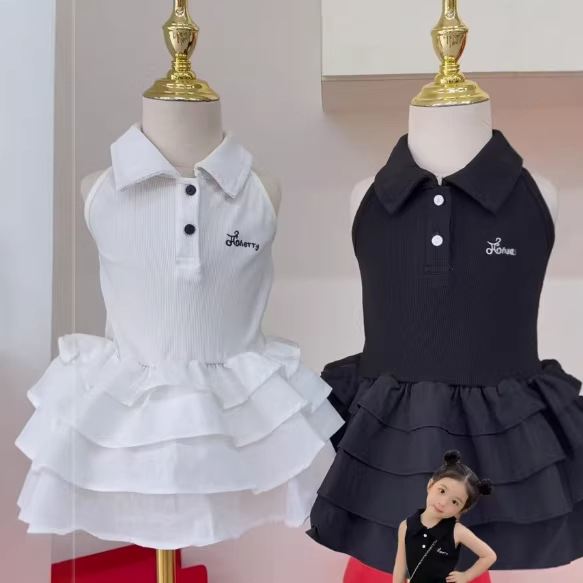 2026新品SC★子供服　ワンピース★7/95-100cm〜15/120-130cm 2色