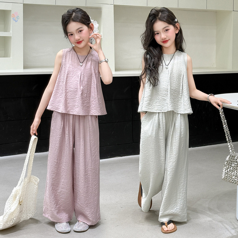 「2026」子供服★セットアップ★袖なし★韓国風子供服★2色120cm〜170cm