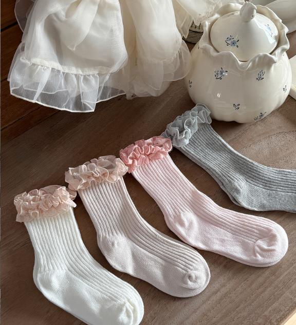 2026★キッズ靴下★ソックス★M 1-3歳(12cm)〜XXL 8-12歳(18cm) 4色