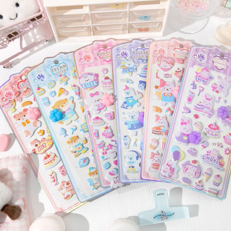 子供お褒めシール★立体★防水ステッカー ★DIY デコレーション用