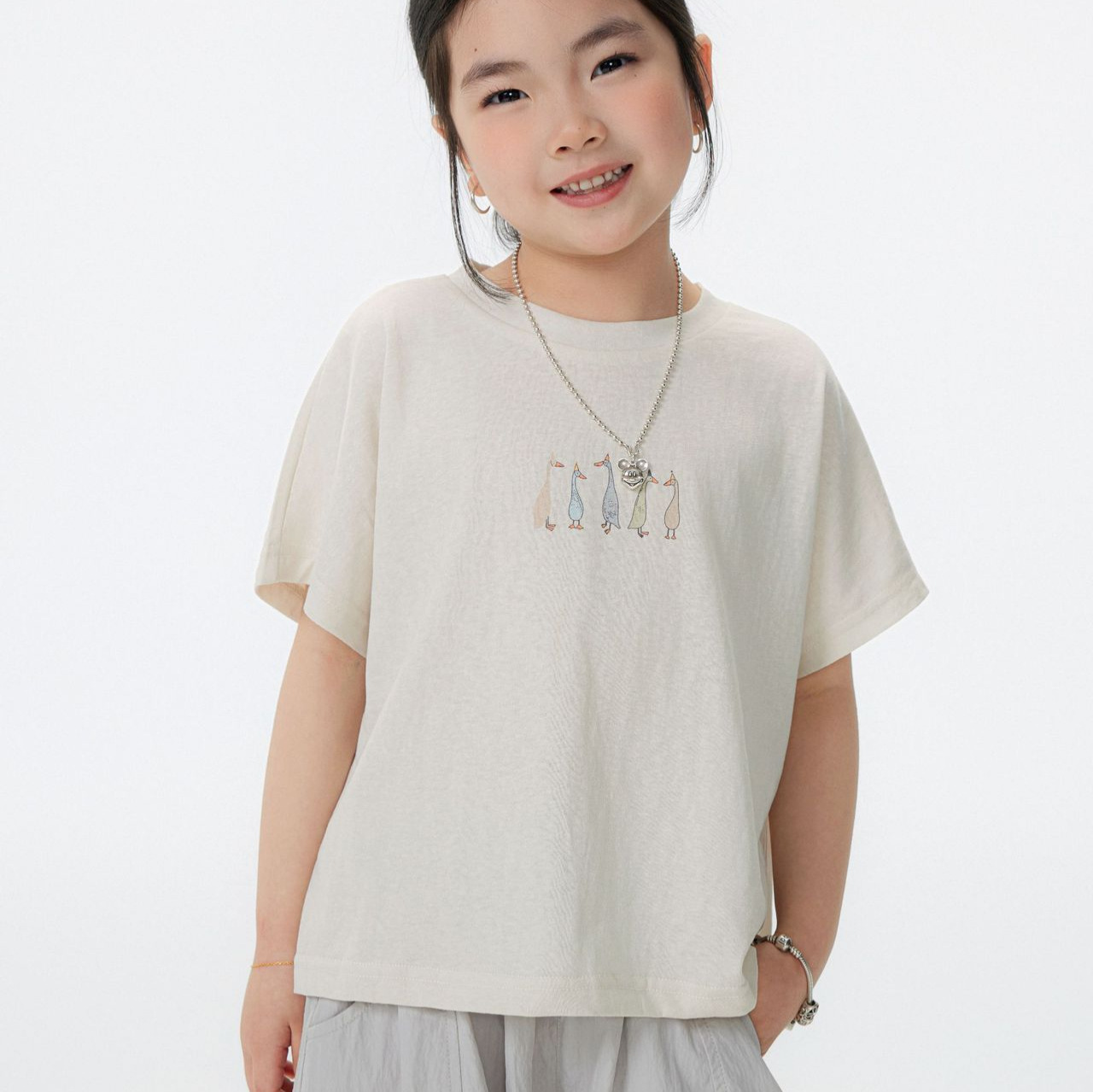 2026新作BOBO★子供服& 親子服　トップス★90cm〜大人着用 2色