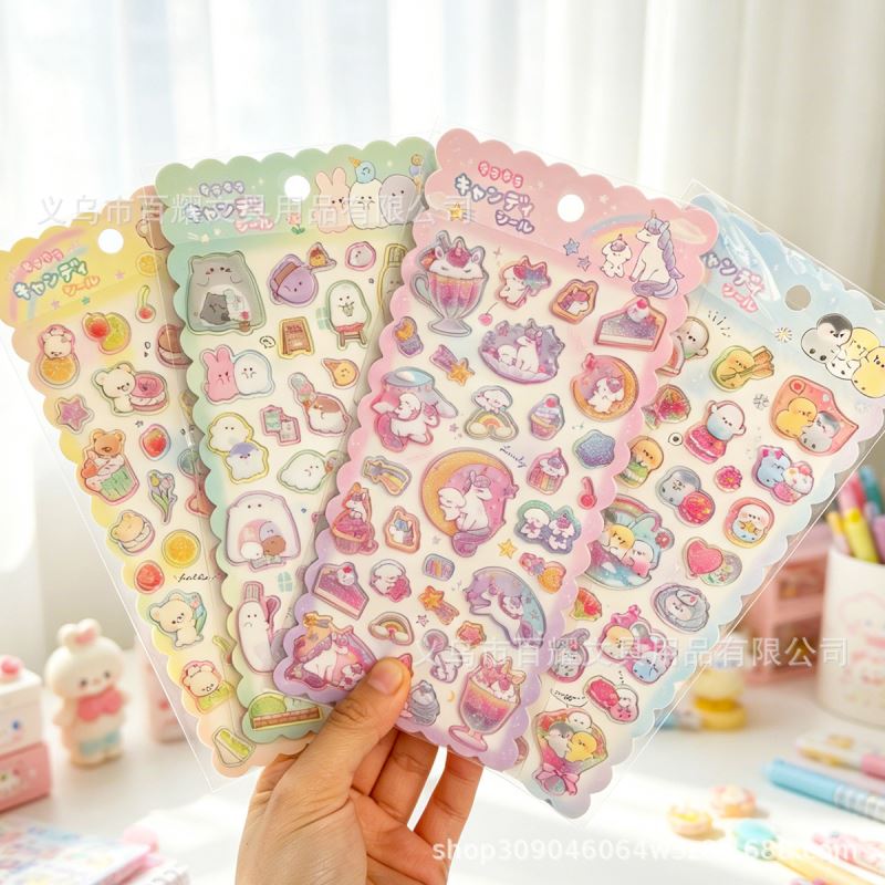子供お褒めシール★立体★防水ステッカー ★DIY デコレーション用