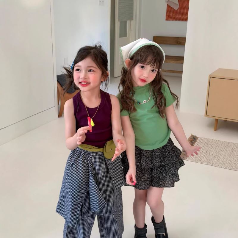 2026★夏新作★韓国風ベビー服★トップス★ズボン★スカート★90cm〜150cm 4色