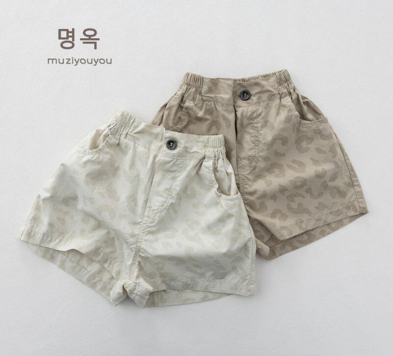2026新入荷muzi★子供服　ズボン★80cm〜130cm 2色