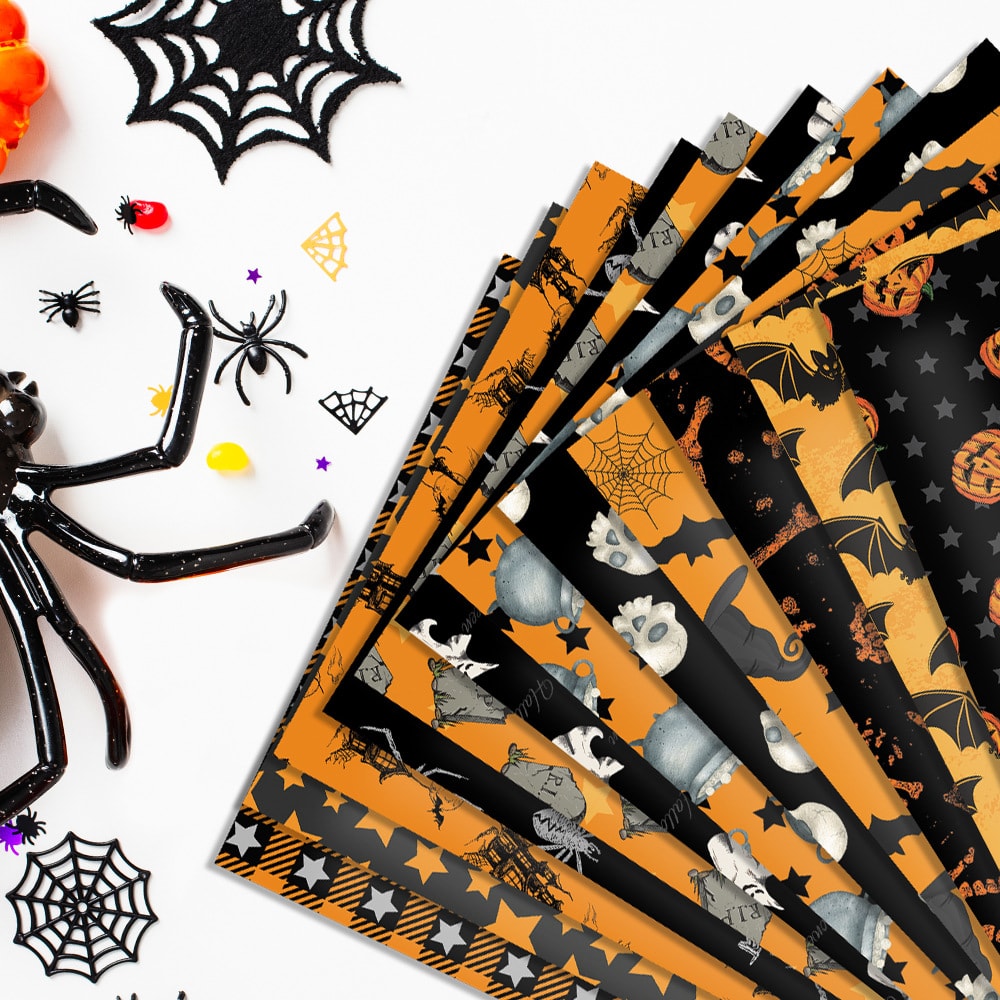 ★ハロウィン包装紙★プレゼントラッピングペーパー 祝日用★DIY包装資料