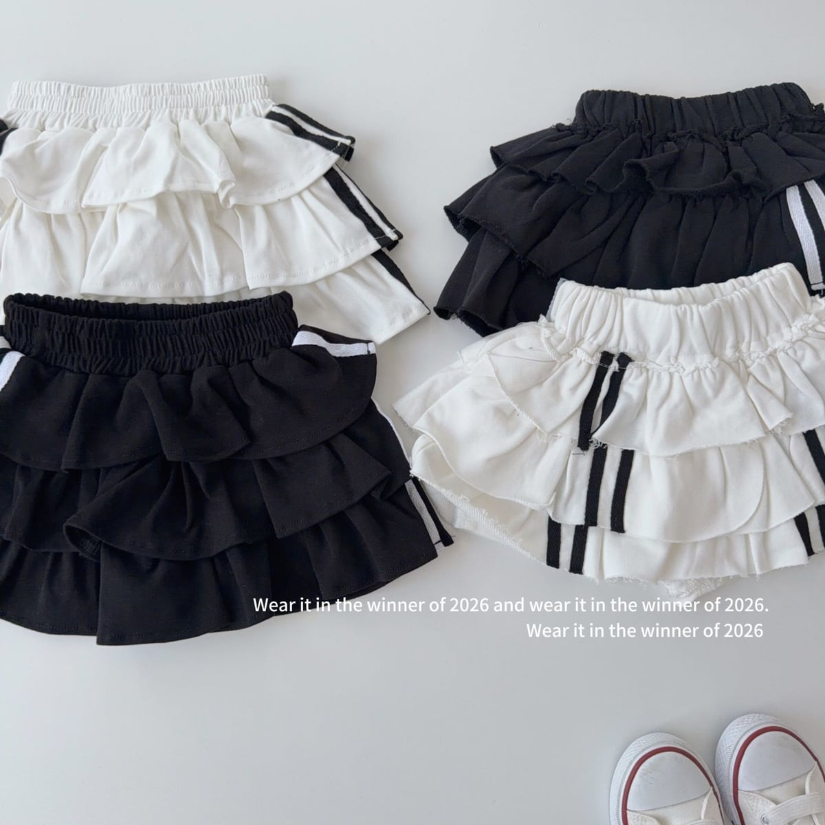 2026秋新作TQ★子供服　スカート★90cm〜150cm 4色