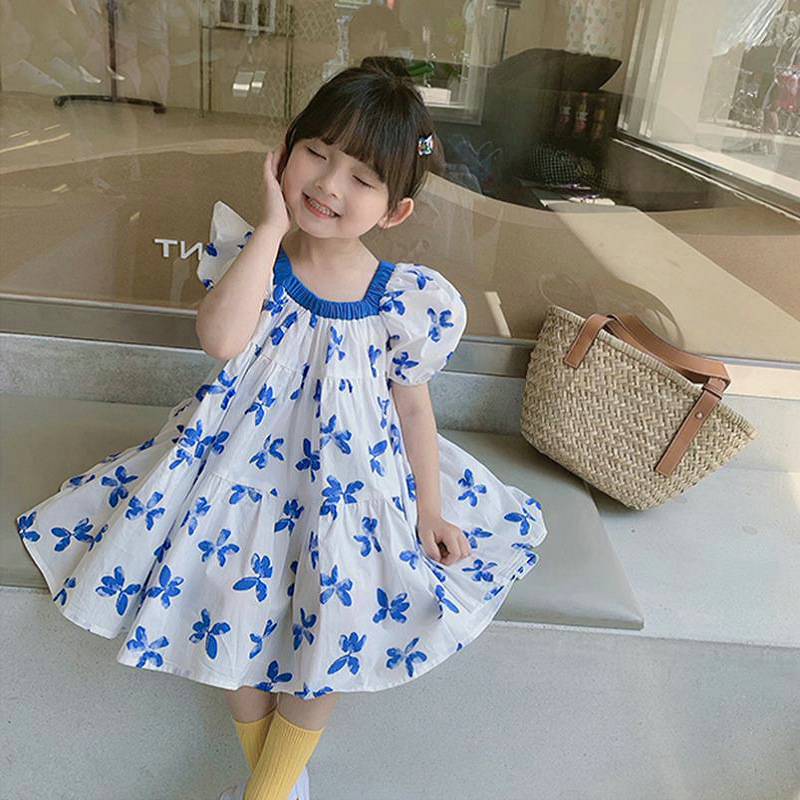 キッズワンピース♪★女の子★★可愛い★半袖★花柄ワンピース★子供服★7-15
