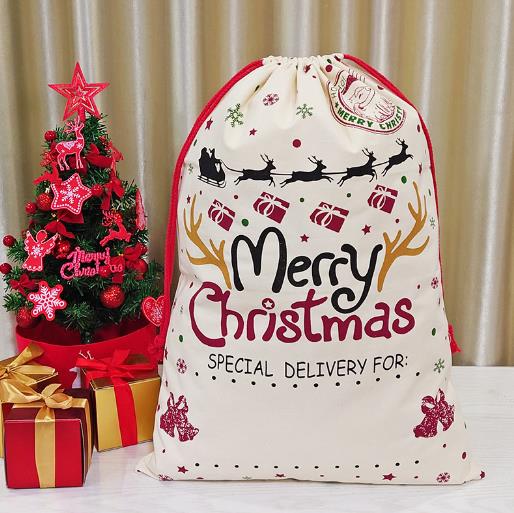 トートバッグ★キャンバスバッグ★ファッションハンドバッグ　クリスマス収納バッグ