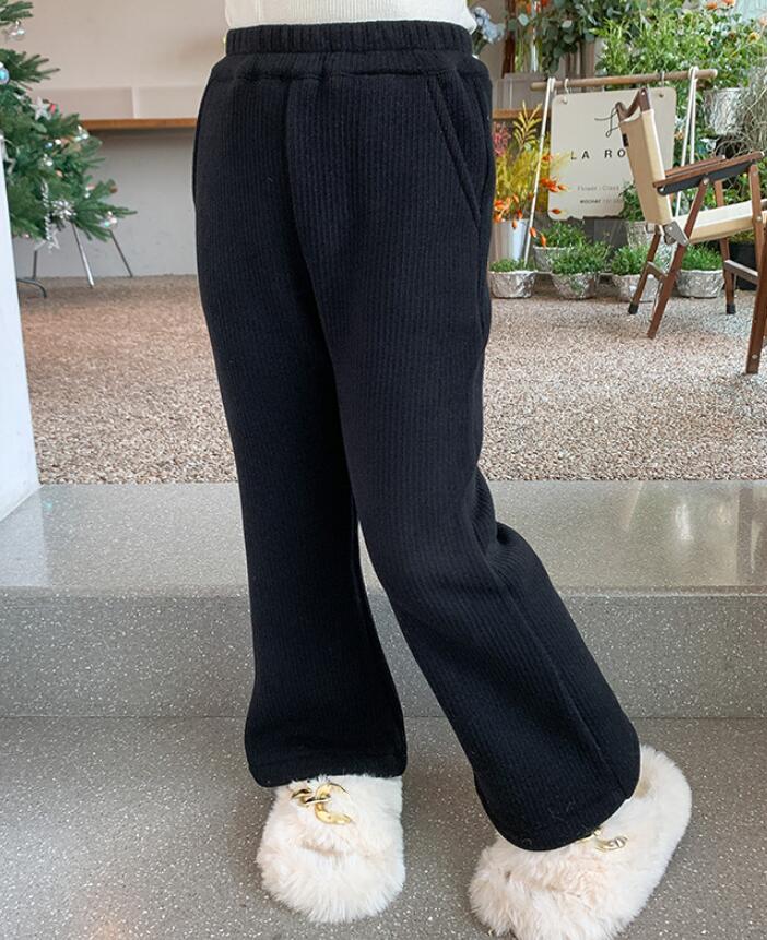 2022★秋冬新作★韓国風子供服★ボトムス★ズボン★裏起毛★3色80-150CM