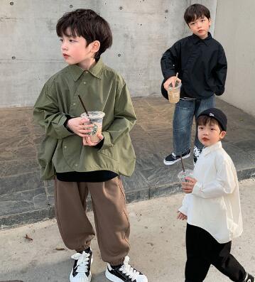 新品★子供服　シャツ★90-150cm★3色