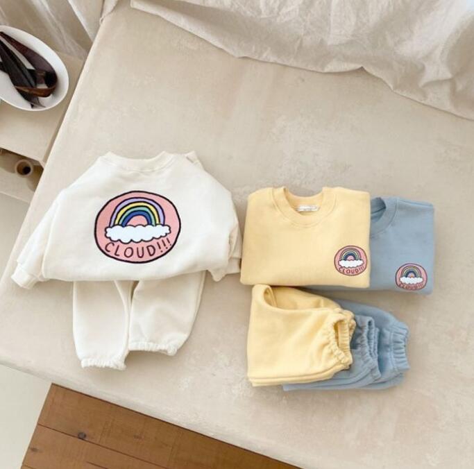 新品★子供服　トップス+ズボン　セット★73-100cm★3色