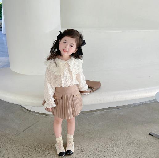 2023春新品★子供服　シャツ&スカート　分けて販売　80-130cm