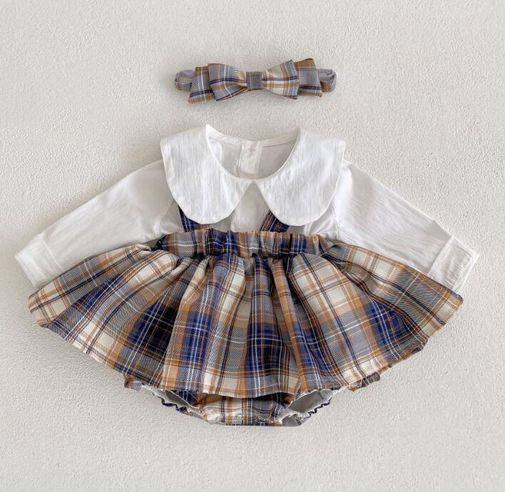 2023新★子供服　サロペット+ヘアバンド&トップス分けて販売★66-100★