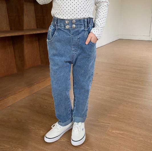 2023春新品★子供服   ボトムス　デニムズボン　100-140cm★2色