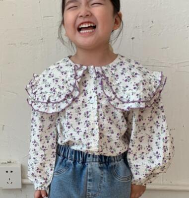 春新作★キッズ用アパレル★トップス★ブラウス★90-130