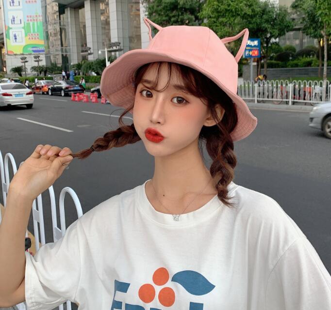 日焼け止め・大人用帽子・バケットハット・キャップ・日系帽・ファッション・可愛い造形