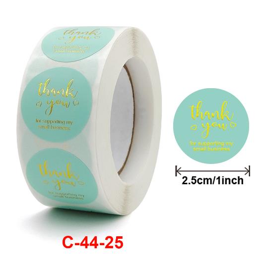 包装資材★手作り工芸品★プレゼントの装飾など★粘着シール★1巻き=500P