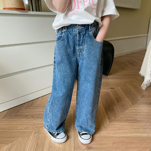 2023春新品★子供服　ボトムス　デニムズボン　90-150cm