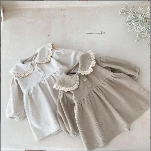 2023春新作★♪子供服★♪ワンピース★♪2色★♪66-100cm