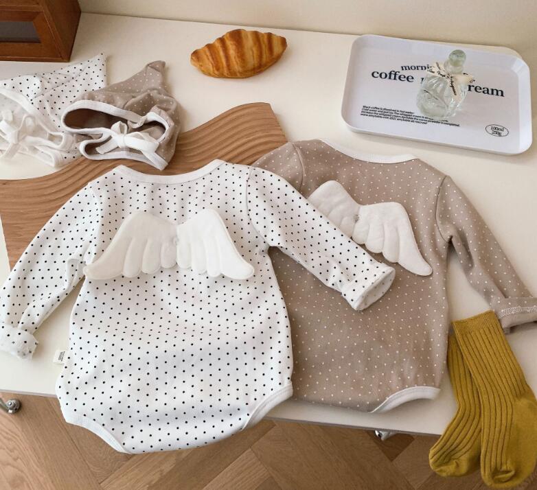 2023春秋新品★ベビー服★ロンパース+帽子★66-90cm★2色