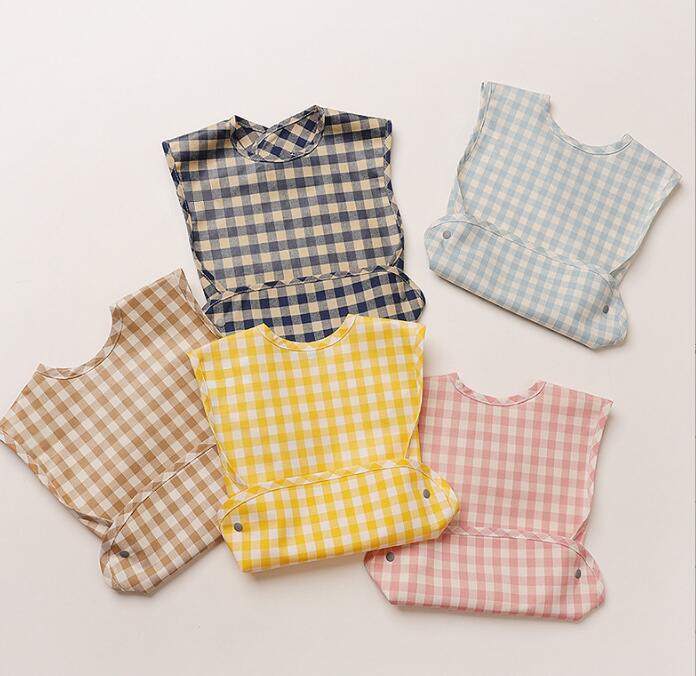 よだれかけ★子供用★涎掛け★ベビー向け★赤ちゃん用★チェック柄★可愛い★5色