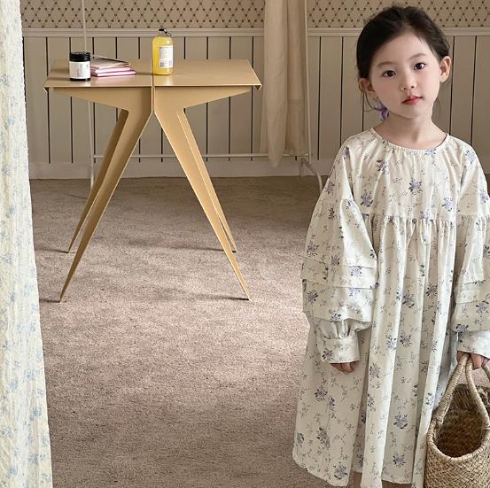 2023春新品★子供服　ワンピース　90-140cm