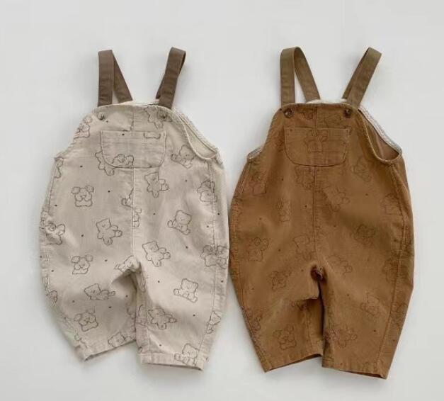 2023新作★子供服★サロペット　ズボン　吊りパンツ★キッズパンツ★男女兼用★2色66-90CM