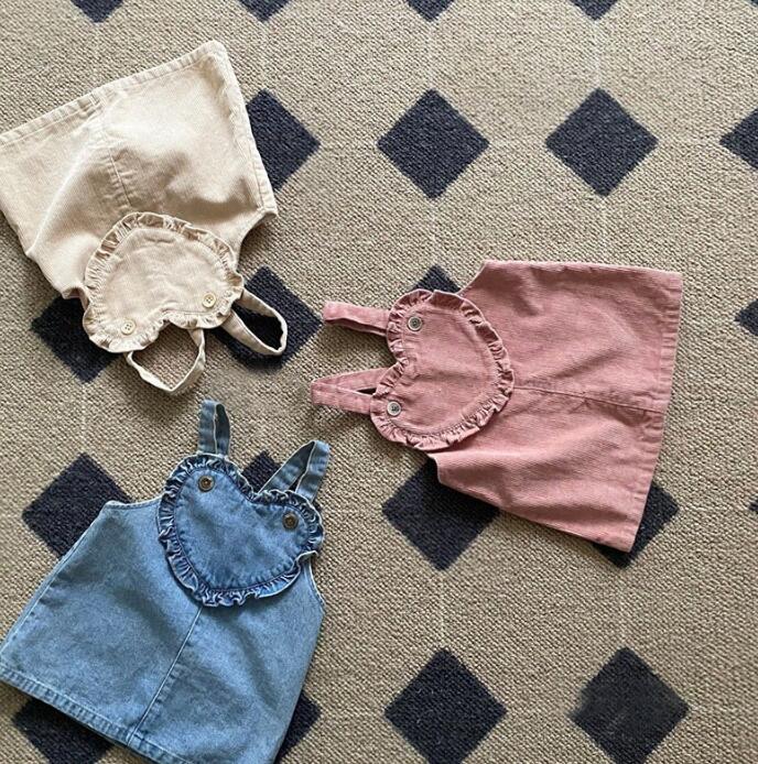 子供服★サロペット★デニム★韓国風子供服★キッズ★カジュアル★3色★73-100CM