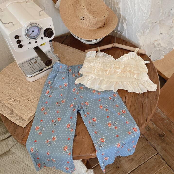 2023年★子供服　花柄ズボン★90-140cm★